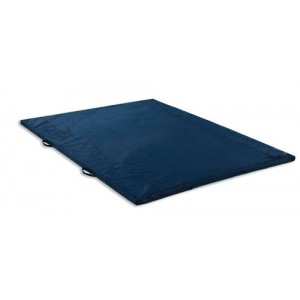 Exercise Mat 2  Thick Navy W/Handles Non-Folding 5'x8