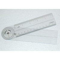 Plastic Angle Rule Goniometer 7   360 Degrees