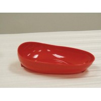 Scooper Dish Redware w/Non-Skid Base