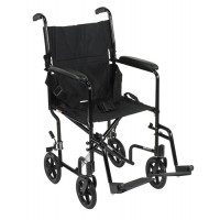 Wheelchair Transport Lightweight Silver 19
