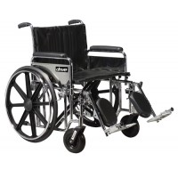 Bariatric Wheelchair  20  Wide w/Det Full Arms & Elev Legrest