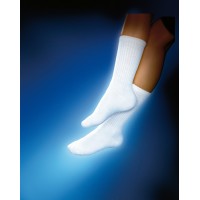Sensifoot 8 -15 Crew Diabetic Socks Medium White