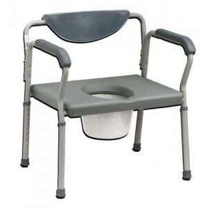 Oversized Commode Deluxe 650# Weight Capacity
