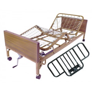 Homecare Semi Electric Bed Package w/ Half Rails