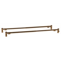 Universal Crossbar for Bed Rails Pair  (Brown Vein)
