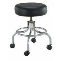 Classic Doctors Stool w/o Back w/FootRing &Casters Drive