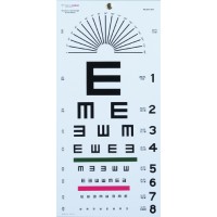 Illiterate Eye Chart 22 x11