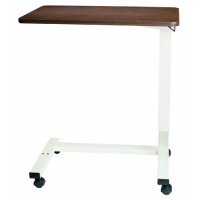 Overbed Table Automatic w/ XL Top &Opal Powder Coat  U  Base