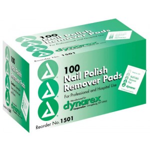 Nail Polish Remover Pads Box/100