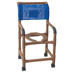 Shower Chair  Standard PVC  Wood-Tone
