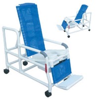 Shower/Commode Chair PVC Tilt-N-Space