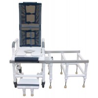 Tilt-N-Space Shower Chair PVC & Transfer Bench Comb. Sli