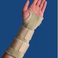 Wrist Forearm Splint  Medium Left  6 1/2  - 7 1/2   Beige
