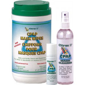 Citrus II CPAP Mask Cleaner Wipes  Tub/62