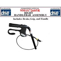 Full Brake Sys - 11043 Series Rollators incl Hand Grip Right