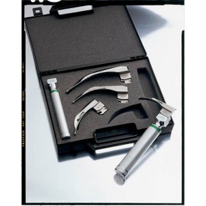 Fiberoptic Laryngoscope Set w/Miller Blades