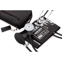 Aneroid Blood Pressure with Dual Head Stethoscope  Black