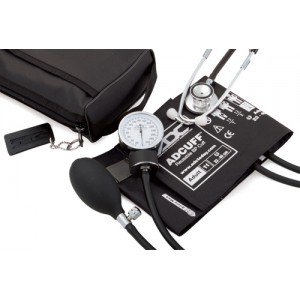 Aneroid Blood Pressure with Dual Head Stethoscope  Black