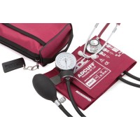 Aneroid Blood Pressure with Dual Head Stethoscope  Magenta
