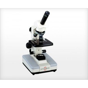 Student Monocular Microscope w/Iris Diaphragm & Fluor Illum