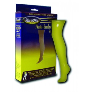 Anti-Em C/T Thigh Stocking Black  XXX-Large Long  18 mmHg