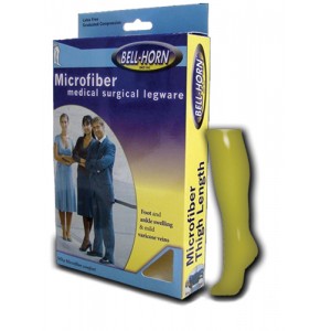 Microfiber O/T Knee Stockings Medium  20-30 mmHg  Beige