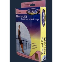 Thera Lite C/T Knee Stockings Black  Large  20-30 mmHg