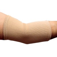 Elastic Elbow Support  Beige Small  8 -9
