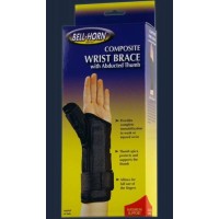 Composite Wrist Brace with Abducted Thumb  Small  Left