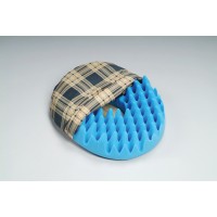 Convoluted Foam Softeze Ring 16.25  x 14 1/8   Plaid Cover