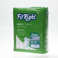 FitRight Extra Briefs Large/80 (48 -58 )20 per Bag/4 Bags/cs