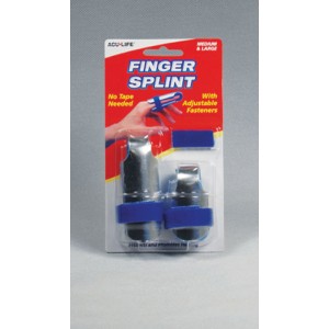 Velcro Finger Splint 2-Pack Fold-Over (1-2  & 1-3 )