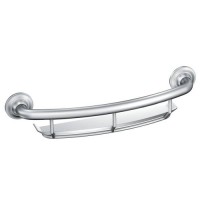 Integrated 16  Grab Bar with Integrated Shelf - Chrome