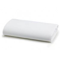 Twin Flat Sheet White 60 x104  Cotton Blend  (5 dz/case)