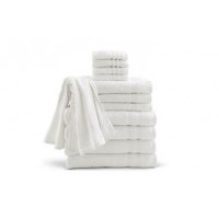 Towel  Hand  White Cotton Blend  16 x27  12 dz/cs