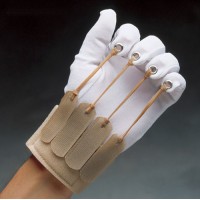 Glove  Finger Flexion  Deluxe Left  Sm/Med