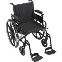Viper Plus GT Wheelchair 18  Flip-Back  Det Adj Ht Desk Arm