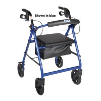 Rollator  Aluminum w/Fold-Up & Removeable Back  Padded Seat