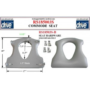 Replacement Seat only for RS185003 Shower Commode