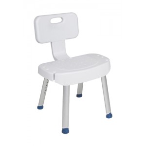 Shower Chair with Folding Back