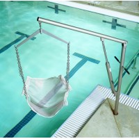 Hoyer Pool Lift  Hydraulic w/ Sling w/Back & Chains